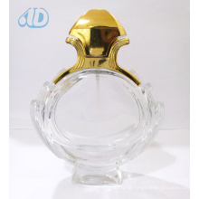 Ad-P263 Curved Spray Glass Transparent Perfume Bottle